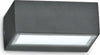 Applique-Moderna-Twin-Alluminio-Antracite-1-Luce-G9-3W-3000K-Luce-Calda