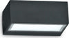 Applique-Moderna-Twin-Alluminio-Nero-1-Luce-G9-3W-3000K-Luce-Calda