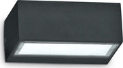 Applique-Moderna-Twin-Alluminio-Nero-1-Luce-G9-3W-3000K-Luce-Calda