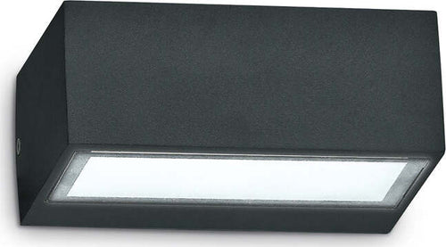Applique-Moderna-Twin-Alluminio-Nero-1-Luce-G9-3W-3000K-Luce-Calda