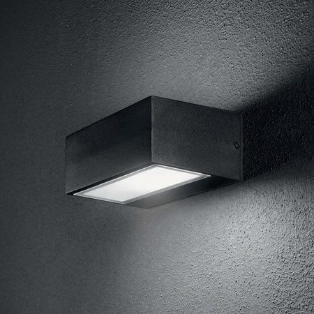 Applique-Moderna-Twin-Alluminio-Nero-1-Luce-G9-3W-3000K-Luce-Calda