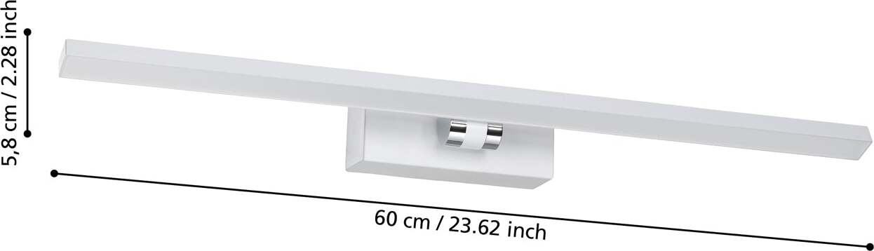 Applique-Moderna-Verdello-Policarbonato-Bianco-Led-Integrato-5W-3000+6500K