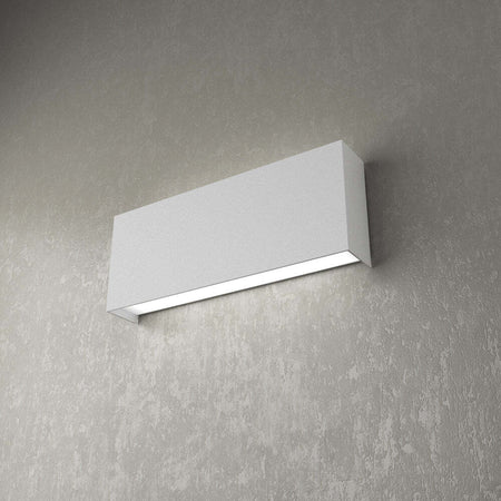Applique-Moderna-Wally-Metallo-Grigio-2-Luci-2G11-30Cm