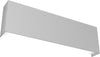 Applique-Moderna-Wally-Metallo-Grigio-2-Luci-2G11-40Cm