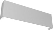 Applique-Moderna-Wally-Metallo-Grigio-2-Luci-2G11-40Cm
