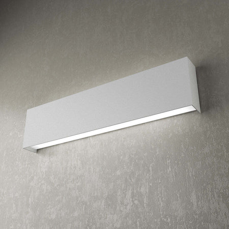 Applique-Moderna-Wally-Metallo-Grigio-2-Luci-2G11-50Cm