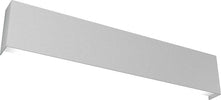 Applique-Moderna-Wally-Metallo-Grigio-2-Luci-2G11-60Cm