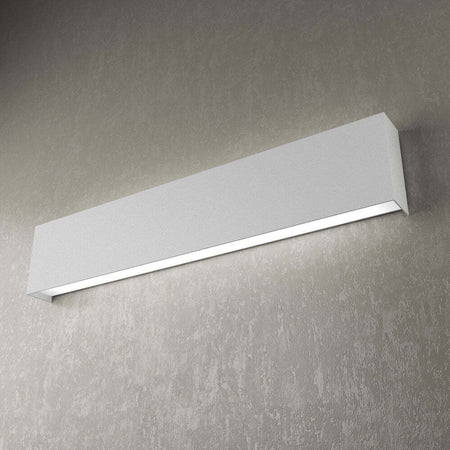 Applique-Moderna-Wally-Metallo-Grigio-2-Luci-2G11-60Cm