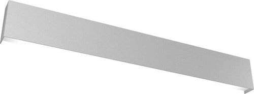 Applique-Moderna-Wally-Metallo-Grigio-4-Luci-2G11-90Cm