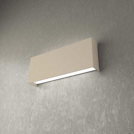 Applique-Moderna-Wally-Metallo-Sabbia-2-Luci-2G11-30Cm
