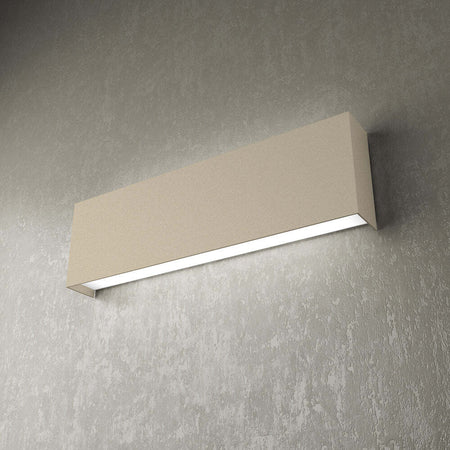 Applique-Moderna-Wally-Metallo-Sabbia-2-Luci-2G11-40Cm