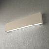 Applique-Moderna-Wally-Metallo-Sabbia-2-Luci-2G11-50Cm