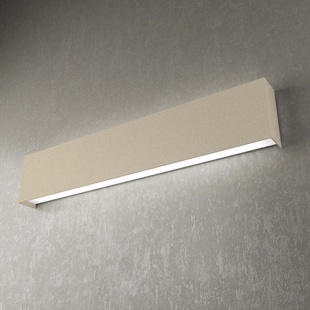 Applique-Moderna-Wally-Metallo-Sabbia-2-Luci-2G11-60Cm