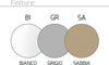 Applique-Moderna-Wally-Metallo-Sabbia-2-Luci-2G11-60Cm