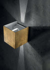 Applique-Moderna-Wings-Alluminio-Foglia-Oro-Led-12W