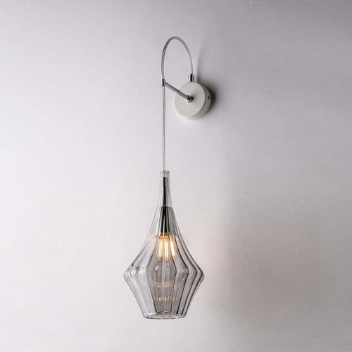 Applique-Moderna-Zeus-Grigio-Fumè-1-Luce-E14