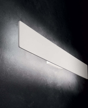 Applique-Moderna-Zig-Zag-Metallo-Bianco-Led-12,5W-3000K-Luce-Calda