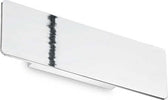 Applique-Moderna-Zig-Zag-Metallo-Cromo-Led-12,5W-3000K-Luce-Calda