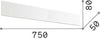 Applique-Moderna-Zig-Zag-Metallo-Rame-Led-30W-3000K-Luce-Calda