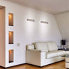 Applique-moderno-Cattaneo-illuminazione-ABBRACCIO-770-21A-LED-12W-1600LM-3000°K-lampada-parete-biemissione-metallo-interno