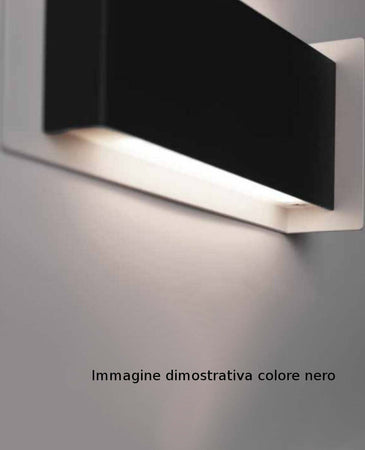 Applique-moderno-Cattaneo-illuminazione-ABBRACCIO-770-36A-LED-24W-3200LM-3000°K-lampada-parete-biemissione-metallo-interno