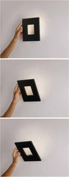 Applique-moderno-Cattaneo-illuminazione-SQUARE-860-20A-LED-24W-2400LM-3000°K-lampada-parete-dimmerabile-basculante-interni