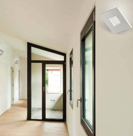 Applique-moderno-Cattaneo-illuminazione-SQUARE-860-20A-LED-24W-2400LM-3000°K-lampada-parete-dimmerabile-basculante-interni
