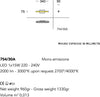 Applique-moderno-Cattaneo-illuminazione-TRATTO-754-30A-15W-LED-lampada-parete-monoemissione-specchio-quadro-2000LM-3000°K-IP20