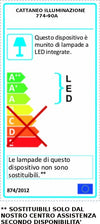 Applique-moderno-Cattaneo-illuminazione-TRATTO-774-90A-45W-LED-lampada-parete-monoemissione-specchio-quadro-6000LM-3000°K-IP20