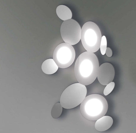 Applique-moderno-Cattaneo-MICKEY-861-4PA-LED-GX53-9W-lampada-parete-soffitto-metallo-verniciato-interno