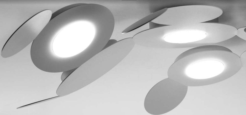 Applique-moderno-Cattaneo-MICKEY-861-4PA-LED-GX53-9W-lampada-parete-soffitto-metallo-verniciato-interno
