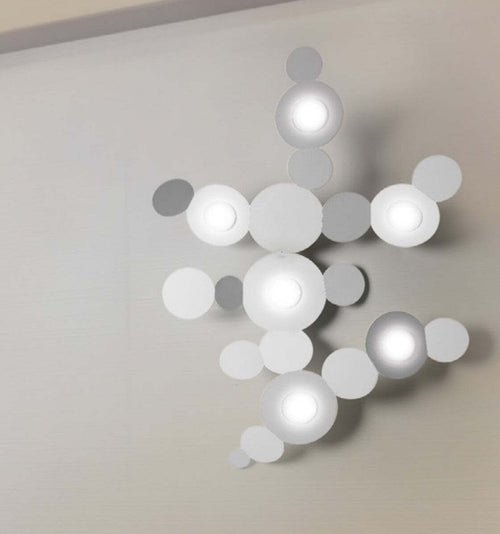 Applique-moderno-Cattaneo-MICKEY-861-6PA-LED-GX53-9W-lampada-parete-soffitto-metallo-verniciato-interno