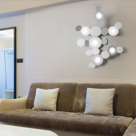 Applique-moderno-Cattaneo-MICKEY-861-6PA-LED-GX53-9W-lampada-parete-soffitto-metallo-verniciato-interno