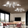 Applique-moderno-Cattaneo-MICKEY-861-6PA-LED-GX53-9W-lampada-parete-soffitto-metallo-verniciato-interno