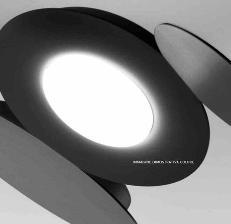 Applique-moderno-Cattaneo-MICKEY-861-6PA-LED-GX53-9W-lampada-parete-soffitto-metallo-verniciato-interno