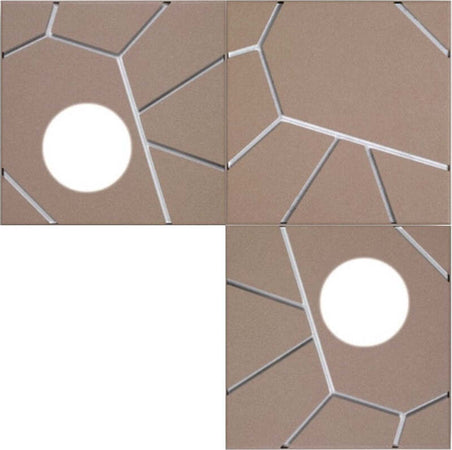 Applique-moderno-Cattaneo-STREET-SYSTEM-3-ELEMENTI-874/20C-873/20PA-LED-9W-GX53-lampada-parete-soffitto-metallo-componibile