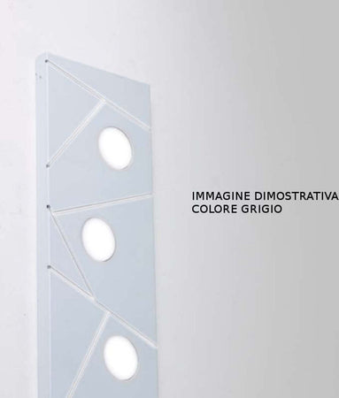 Applique-moderno-Cattaneo-STREET-SYSTEM-3-ELEMENTI-874/20C-873/20PA-LED-9W-GX53-lampada-parete-soffitto-metallo-componibile