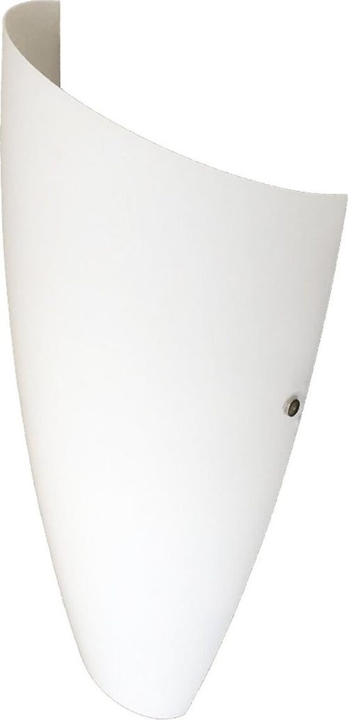 Applique-moderno-DUE-P-2275-AP-E27-LED-lampada-parete-vetro-soffiato-bianco