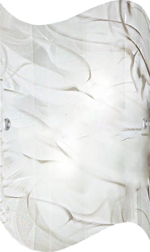 Applique-moderno-DUE-P-STORM-2703-APP-E27-LED-lampada-parete-vetro-effetto-marmo