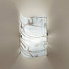 Applique-moderno-DUE-P-STORM-2703-APP-E27-LED-lampada-parete-vetro-effetto-marmo