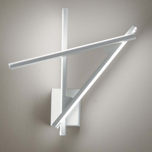 Applique-moderno-Fratelli-Braga-DIGIT-2068-A3-LED-metallo-lampada-parete