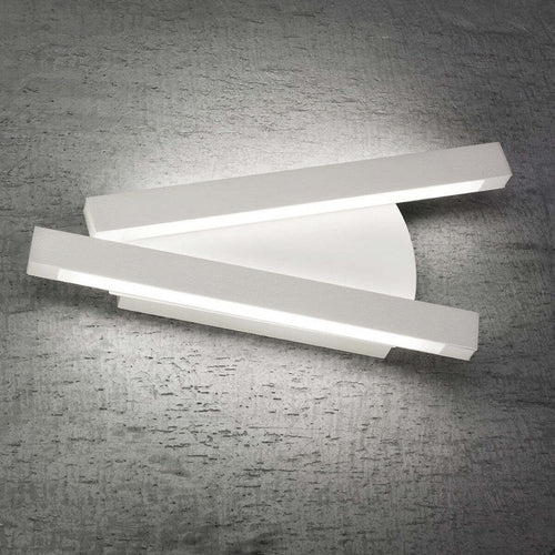 Applique-moderno-Fratelli-Braga-ELLE-2089-A2-LED-metallo-lampada-parete