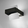 Applique-moderno-Fratelli-Braga-VOLTA-2010-A-LED-metallo-basculante-lampada-parete