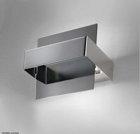 Applique-moderno-Fratelli-Braga-VOLTA-2010-A-LED-metallo-basculante-lampada-parete