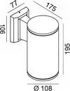 Applique-moderno-Gea-Led-AMON-RM-GES1004-IP65-E27-LED-monoemissione