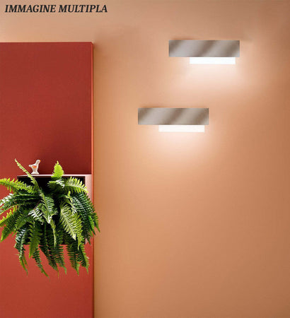 Applique-moderno-Gea-Luce-DOHA-AP-15W-LED-220V-alluminio-metacrilato-lampada-parete