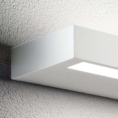 Applique-moderno-Gea-Luce-GAP-DOUBLE-GAP520-LED-alluminio-biemissione-lampada-parete