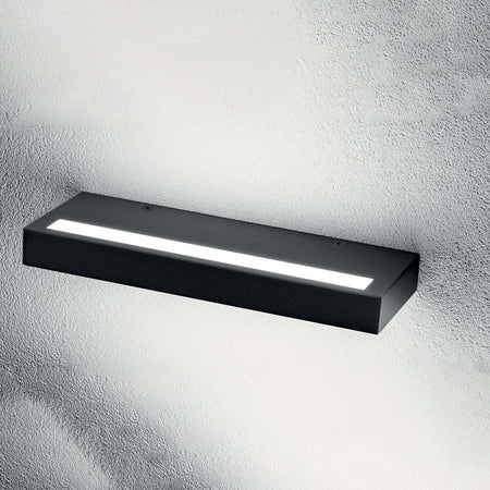Applique-moderno-Gea-Luce-GAP-DOUBLE-GAP523-LED-alluminio-bi-emissione-lampada-parete