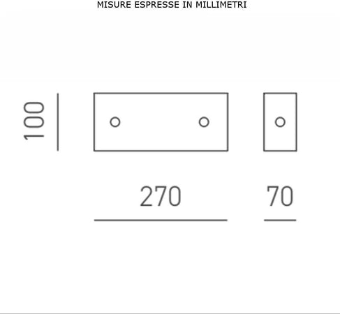 Applique-moderno-Gea-Luce-MICHELA-AP-E27-LED-vetro-lampada-parete