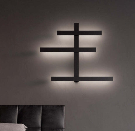 Applique-moderno-Gea-Luce-RAKE-AL-33.8W-LED-dimmerabile-alluminio-lampada-parete-soffitto